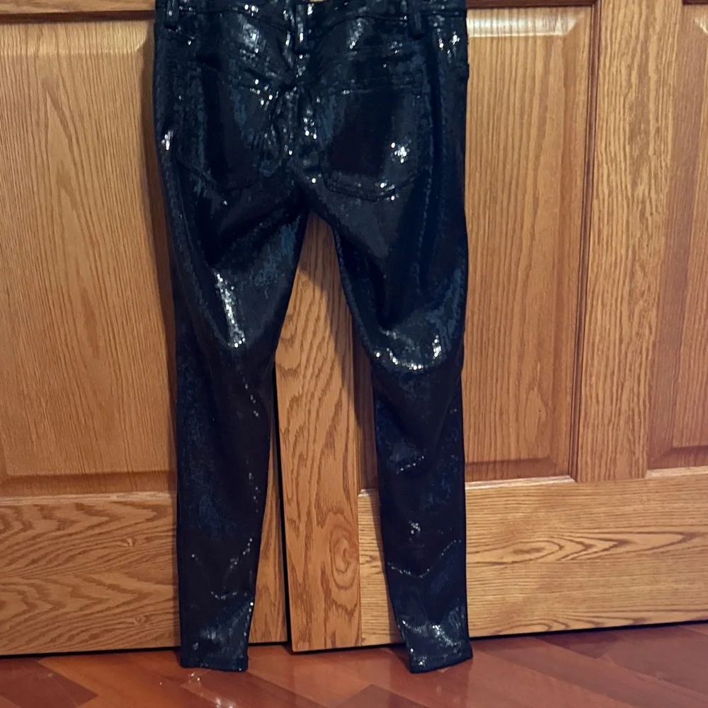 The Limited Black Sequin Skinny Jeans - Picture 3 of 6